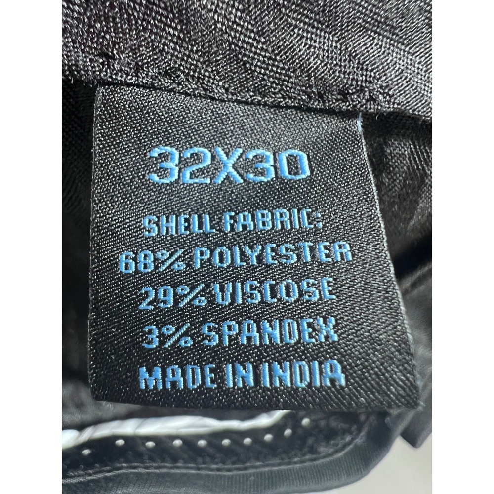 Murano Zac Fit Essentials Black Dress Pants Mens‎ 32x30 Slim actual 30x29 - Picture 4 of 9